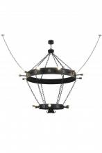 Meyda White 160840 - 65"W Korset 18 LT Two Tier Chandelier