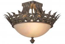 Meyda White 161995 - 16" Wide Hampton Flushmount