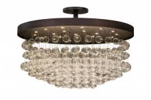 Meyda White 163979 - 72" Wide Bulle Semi-Flushmount