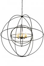 Meyda White 175340 - 60" Wide Atom Enerjisi 8 Light Chandelier