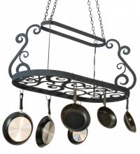 Meyda White 178005 - 48" Long Neo Pot Rack