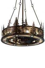 Meyda White 180491 - 45" Wide Tall Pines Chandel-Air