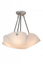 Meyda White 184487 - 20" Wide Atelier Semi-Flushmount