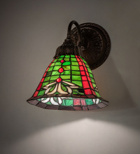 Meyda White 275566 - 8" Wide Dublin Wall Sconce