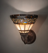 Meyda White 275652 - 8" Wide Ilona Wall Sconce