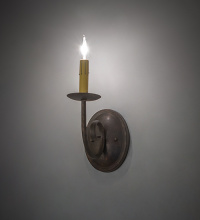 Meyda White 275863 - 5" Wide Squire Wall Sconce