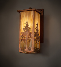 Meyda White 279078 - 7.5" Wide Hyde Park Tamarack Wall Sconce