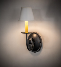 Meyda White 280749 - 5" Wide Squire Wall Sconce