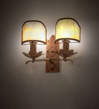 Meyda White 281492 - 14" Wide Church 2 Light Wall Sconce