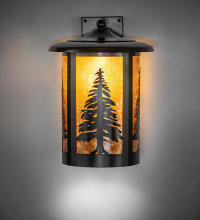Meyda White 282980 - 12" Wide Fulton Tall Pines Wall Sconce