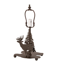 Meyda White 283845 - 8.5" High Lone Deer Table Base