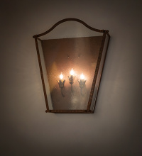 Meyda White 284473 - 20" Wide Austin 3 Light Wall Sconce