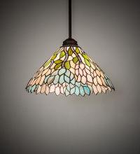 Meyda White 284703 - 14" Wide Wisteria Pendant