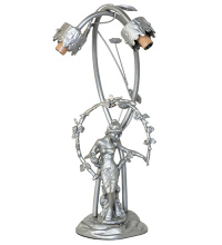 Meyda White 285239 - 19" High Trellis Girl Lily Base