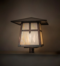 Meyda White 287190 - 20" Square Stillwater Cross Mission Post Mount