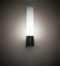 Meyda White 288360 - 5" Wide Cilindro Wall Sconce