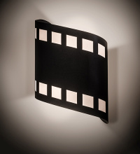 Meyda White 292648 - 9" Wide Tinseltown Wall Sconce