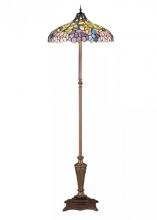Meyda White 30451 - 64"H Wisteria Floor Lamp