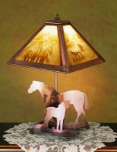 Meyda White 29711 - 13.5" High Mare & Foal Table Base