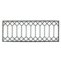 Meyda White 49611 - 11" High X 30" Wide Beveled Glass Window